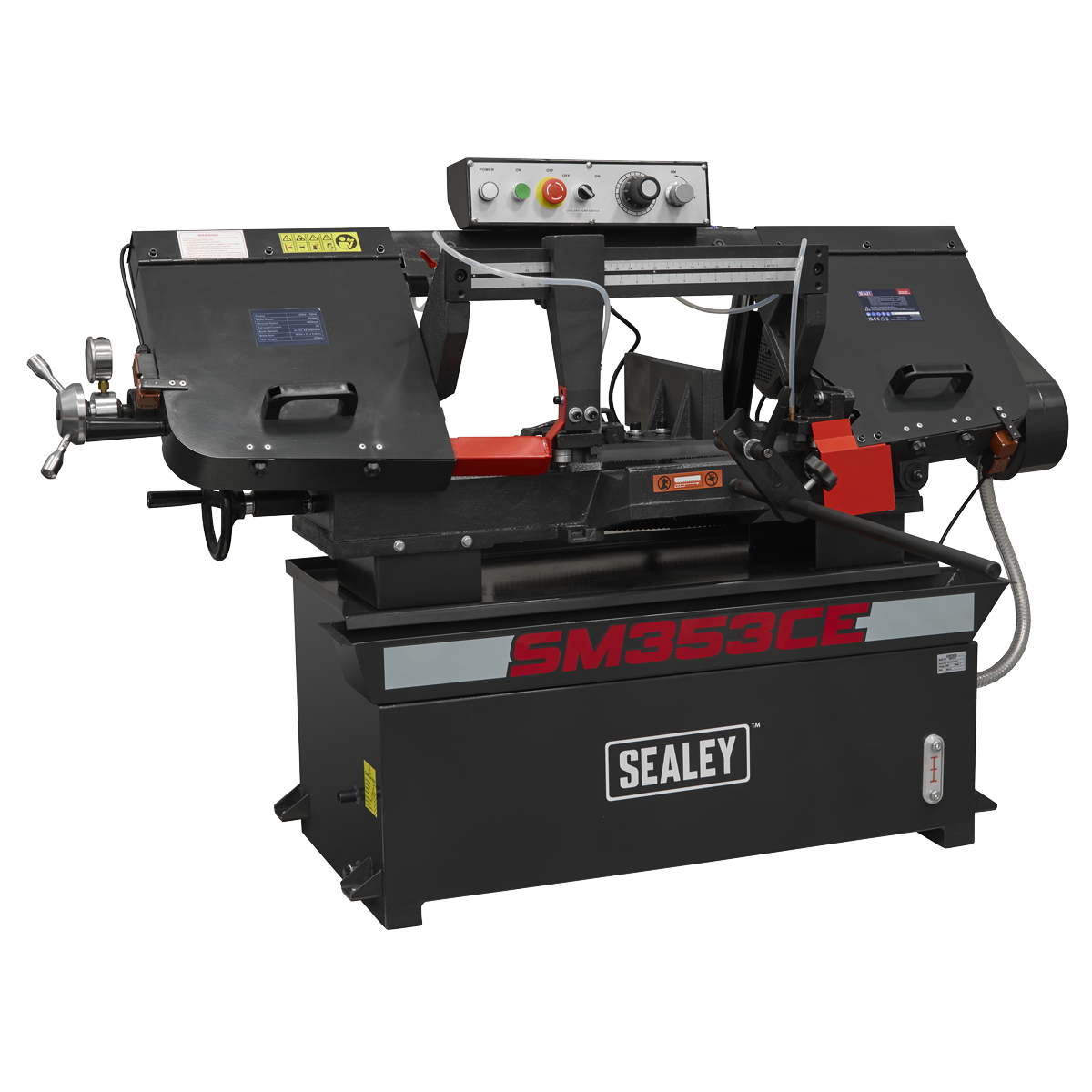 Sealey SM353CE Bandsaw 400mm Horizontal Hydraulic Arm - additional view 8