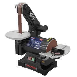 Sealey SM750 762 x 25mm Belt/125mm Disc Sander 250W/230V