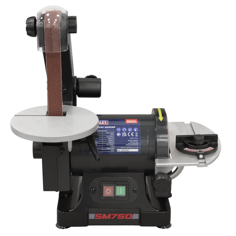 Sealey SM750 762 x 25mm Belt/125mm Disc Sander 250W/230V - additional view 5