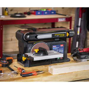 Sealey SM914 915 x 100mm Belt/150mm Disc Sander 370W/230V - additional view 9