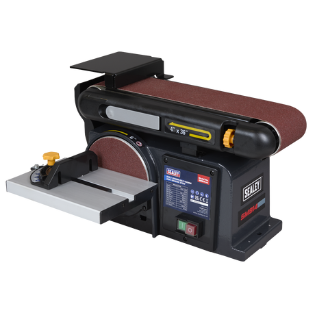 Sealey SM914 915 x 100mm Belt/150mm Disc Sander 370W/230V - additional view 2