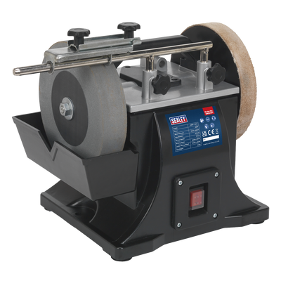 Sealey SMS2101 200mm Sharpener with Honing Wheel 180W