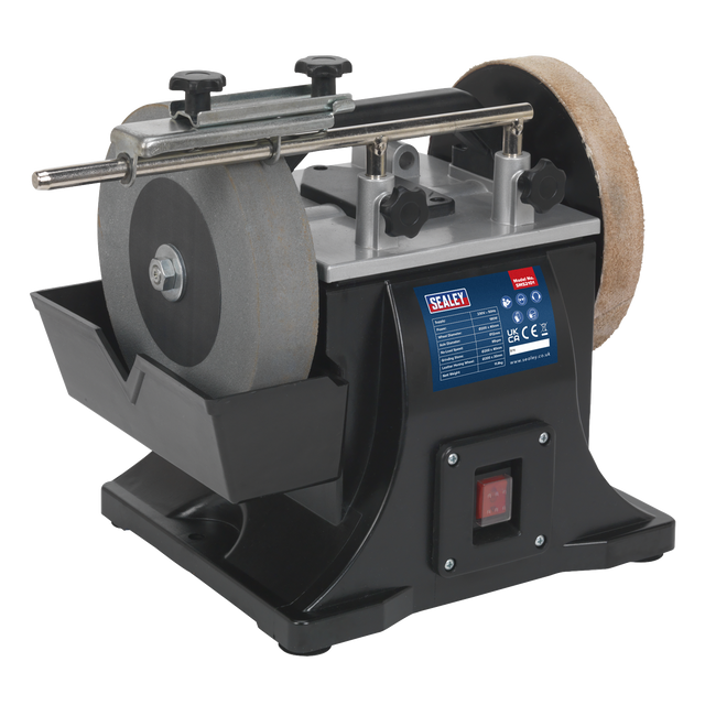 Sealey SMS2101 200mm Sharpener with Honing Wheel 180W