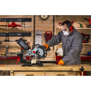 Sealey SMS216 Sliding Compound Mitre Saw 216mm - additional view 10
