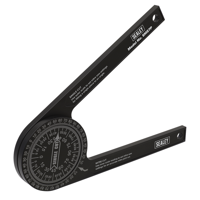 Sealey SMS7P Aluminium Mitre Saw Protractor