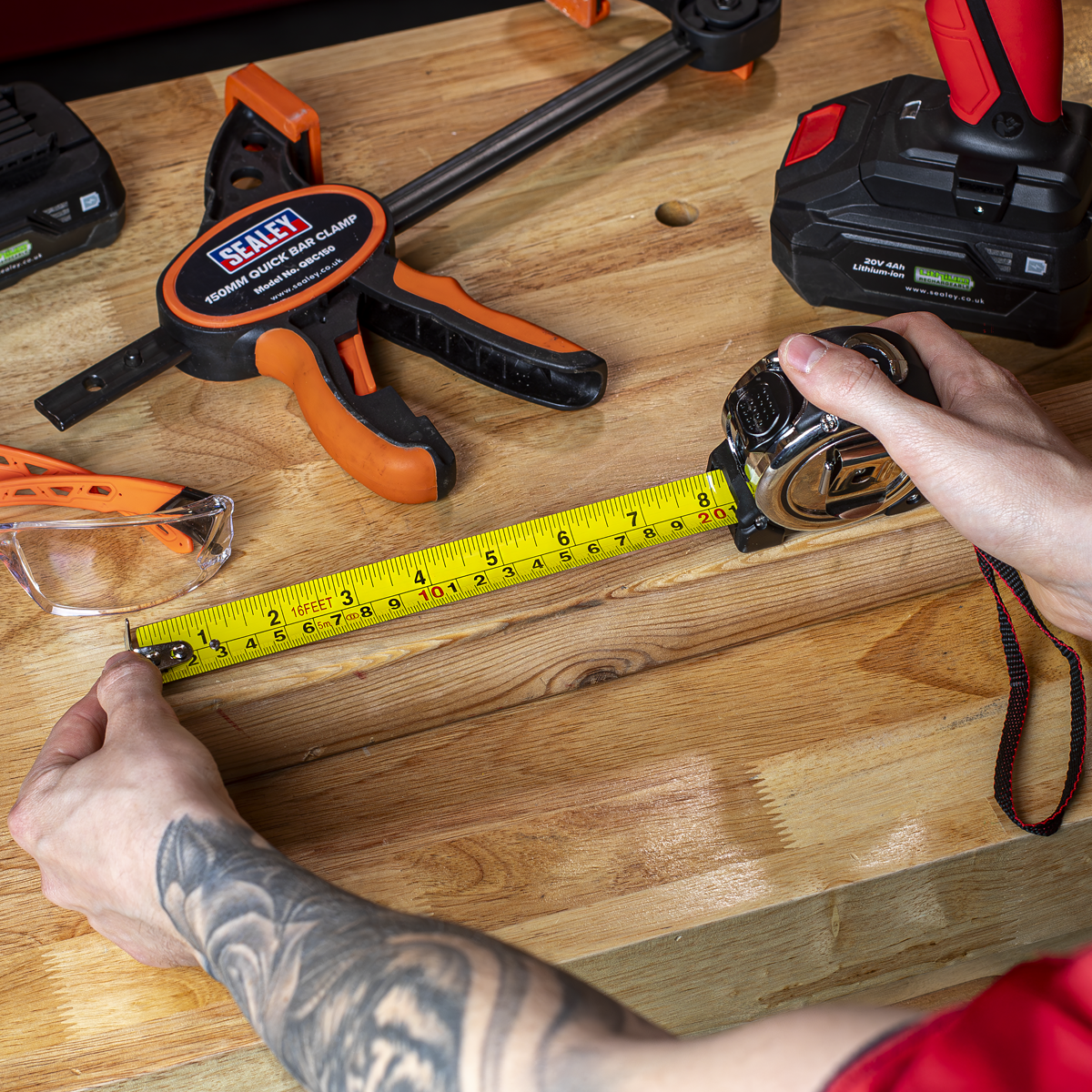 Sealey SMT5P Premier Professional Tape Measure 5m(16ft) - additional view 2