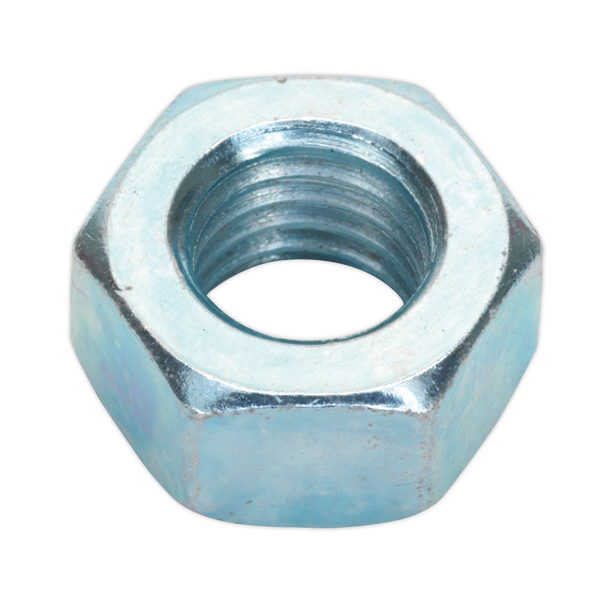 Sealey SN12 Zinc Plated Steel Nut M12, DIN 934 - Pack of 25