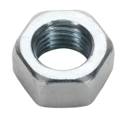 Sealey SN16 Zinc Plated Steel Nut M16, DIN 934 - Pack of 25