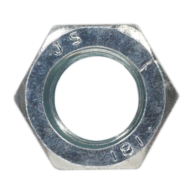 Sealey SN16 Zinc Plated Steel Nut M16, DIN 934 - Pack of 25 - additional view 3