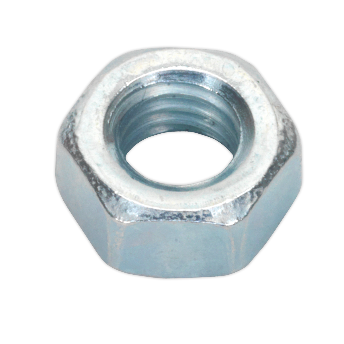 Sealey SN5 Zinc Plated Steel Nut M5, DIN 934 - Pack of 100