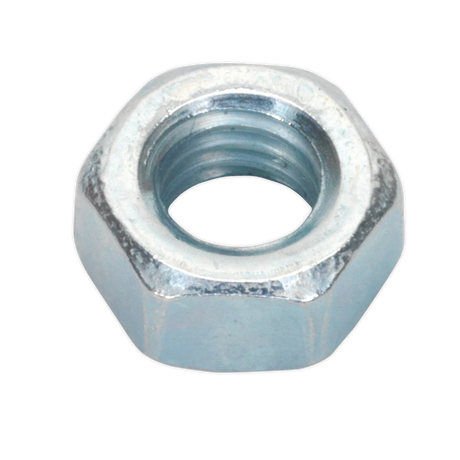 Sealey SN5 Zinc Plated Steel Nut M5, DIN 934 - Pack of 100
