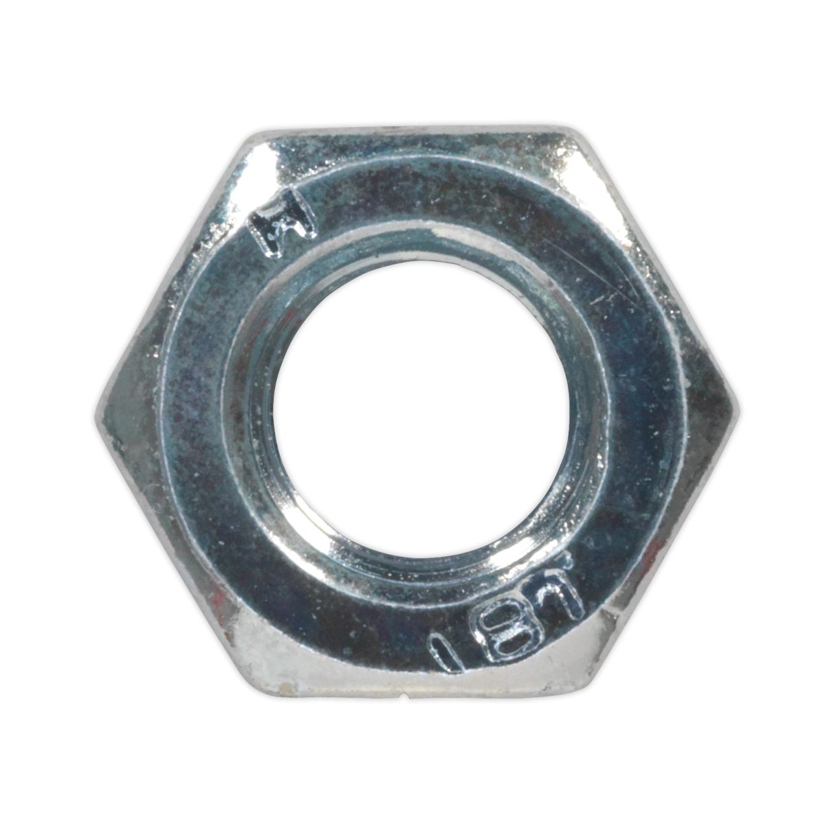Sealey SN6 Zinc Plated Steel Nut M6, DIN 934 - Pack of 100 - additional view 3