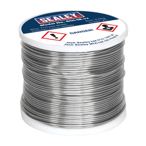 Sealey SOL18 Quick Flow Solder Wire 1.2mm/18SWG 0.5kg Reel - additional view 2