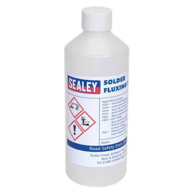 Sealey SOLFLUX Solder Fluxing Fluid 500ml