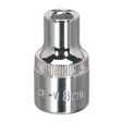 Sealey SP1208 Premier Fully Polished Socket 1/2"Sq Drive 8mm