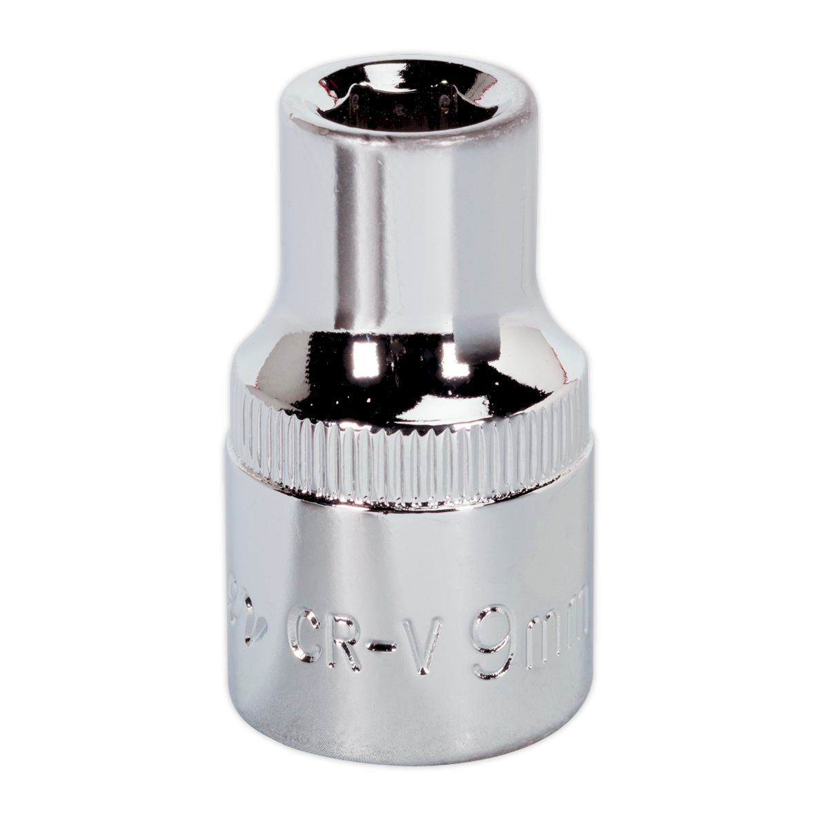 Sealey SP1209 Premier Fully Polished Socket 1/2"Sq Drive 9mm
