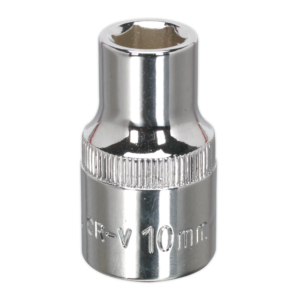 Sealey SP1210 Premier Fully Polished Socket 1/2"Sq Drive 10mm