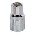 Sealey SP1211 Premier Fully Polished Socket 1/2"Sq Drive 11mm