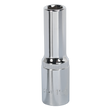 Sealey SP1211D Premier Fully Polished Deep Socket 1/2"Sq Drive 11mm