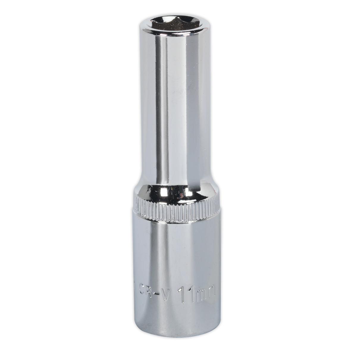 Sealey SP1211D Premier Fully Polished Deep Socket 1/2"Sq Drive 11mm