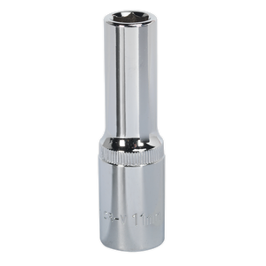 Sealey SP1211D Premier Fully Polished Deep Socket 1/2"Sq Drive 11mm