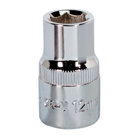 Sealey SP1212 Premier Fully Polished Socket 1/2"Sq Drive 12mm