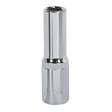 Sealey SP1212D Premier Fully Polished Deep Socket 1/2"Sq Drive 12mm