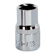 Sealey SP1213 Premier Fully Polished Socket 1/2"Sq Drive 13mm