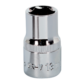 Sealey SP1213 Premier Fully Polished Socket 1/2"Sq Drive 13mm