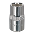 Sealey SP1214 Premier Fully Polished Socket 1/2"Sq Drive 14mm