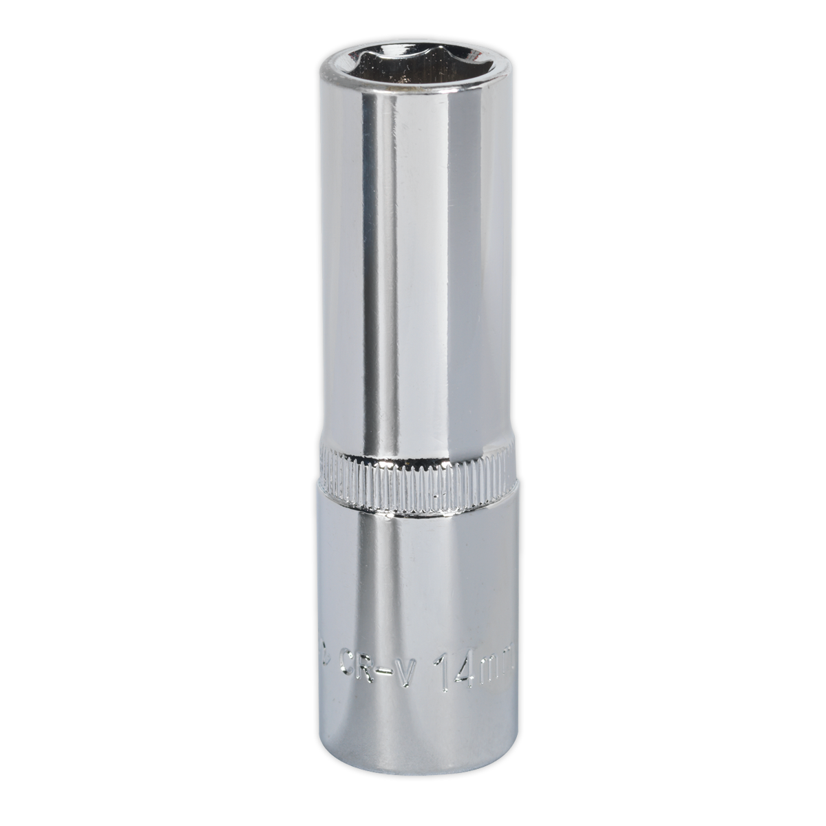 Sealey SP1214D Premier Fully Polished Deep Socket 1/2"Sq Drive 14mm