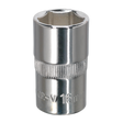 Sealey SP1216 Premier Fully Polished Socket 1/2"Sq Drive 16mm