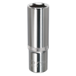 Sealey SP1217D Premier Fully Polished Deep Socket 1/2"Sq Drive 17mm