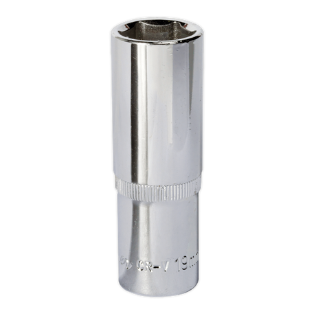 Sealey SP1219D Premier Fully Polished Deep Socket 1/2"Sq Drive 19mm