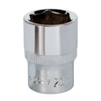 Sealey SP1220 Premier Fully Polished Socket 1/2"Sq Drive 20mm