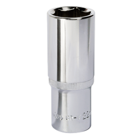 Sealey SP1222D Premier Fully Polished Deep Socket 1/2"Sq Drive 22mm