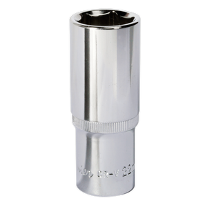 Sealey SP1222D Premier Fully Polished Deep Socket 1/2"Sq Drive 22mm