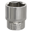 Sealey SP1229 Premier Fully Polished Socket 1/2"Sq Drive 29mm
