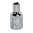 Sealey SP1404 Premier Fully Polished Socket 1/4"Sq Drive 4mm