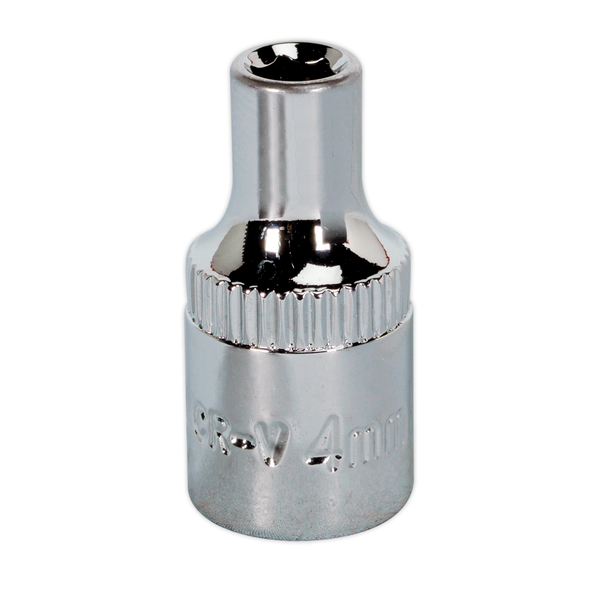 Sealey SP1404 Premier Fully Polished Socket 1/4"Sq Drive 4mm