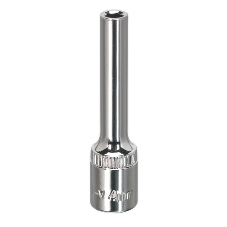 Sealey SP1404D Premier Fully Polished Deep Socket 1/4"Sq Drive 4mm