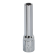 Sealey SP14055D Premier Fully Polished Deep Socket 1/4"Sq Drive 5.5mm