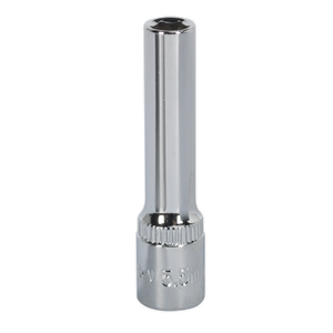 Sealey SP14055D Premier Fully Polished Deep Socket 1/4"Sq Drive 5.5mm
