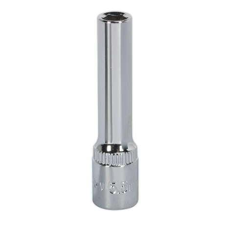 Sealey SP14055D Premier Fully Polished Deep Socket 1/4"Sq Drive 5.5mm