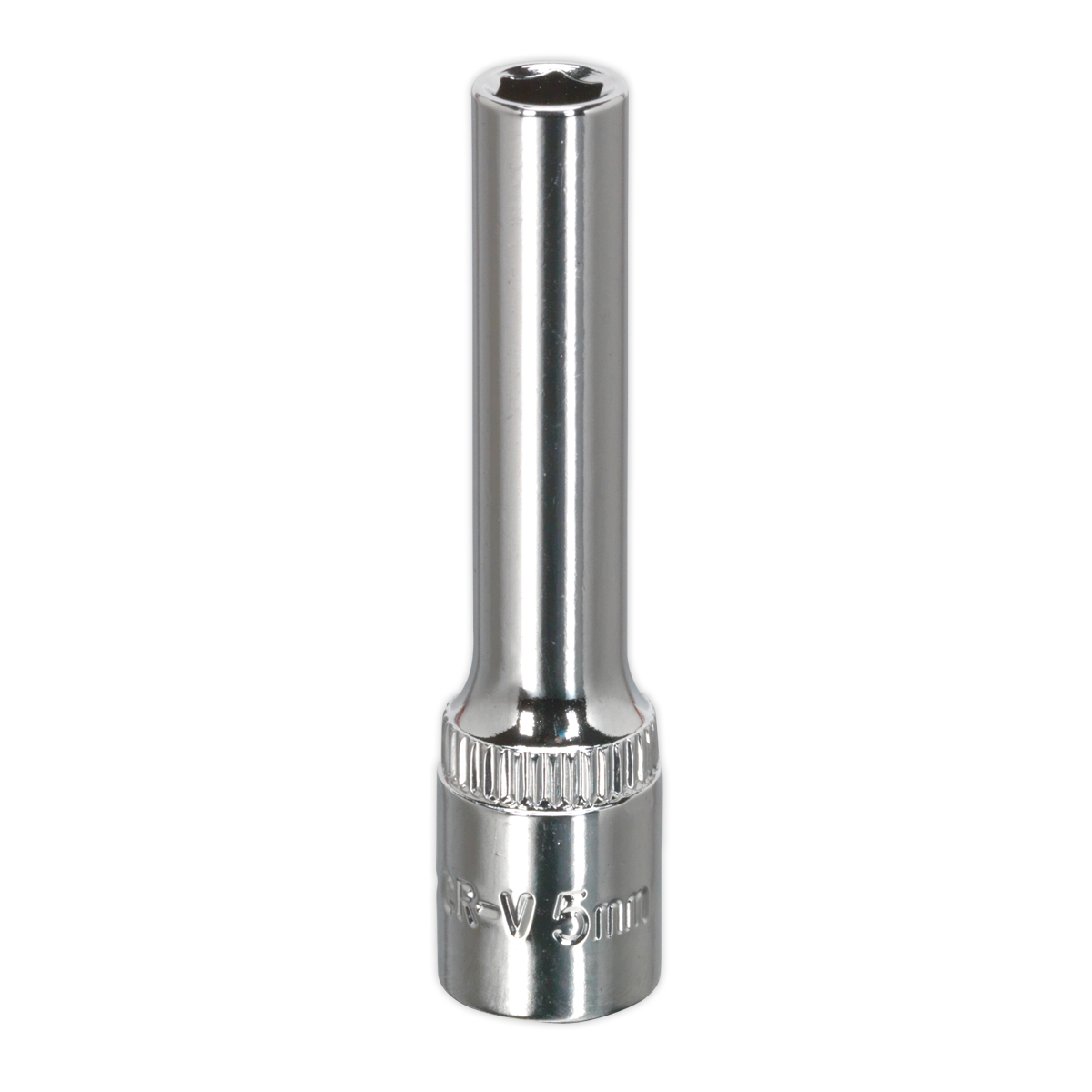 Sealey SP1405D Premier Fully Polished Deep Socket 1/4"Sq Drive 5mm