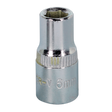 Sealey SP1406 Premier Fully Polished Socket 1/4"Sq Drive 6mm