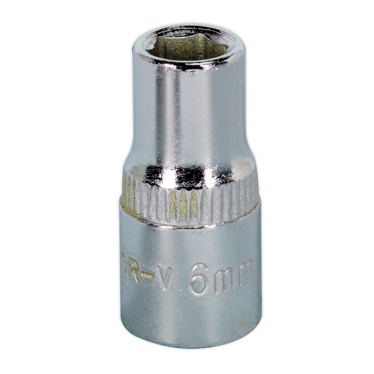 Sealey SP1406 Premier Fully Polished Socket 1/4"Sq Drive 6mm