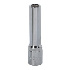 Sealey SP1406D Premier Fully Polished Deep Socket 1/4"Sq Drive 6mm