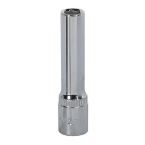 Sealey SP1406D Premier Fully Polished Deep Socket 1/4"Sq Drive 6mm