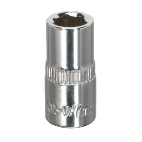 Sealey SP1407 Premier Fully Polished Socket 1/4"Sq Drive 7mm